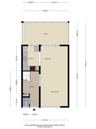 Floorplan - Purcellstraat 35, 5283 GX Boxtel